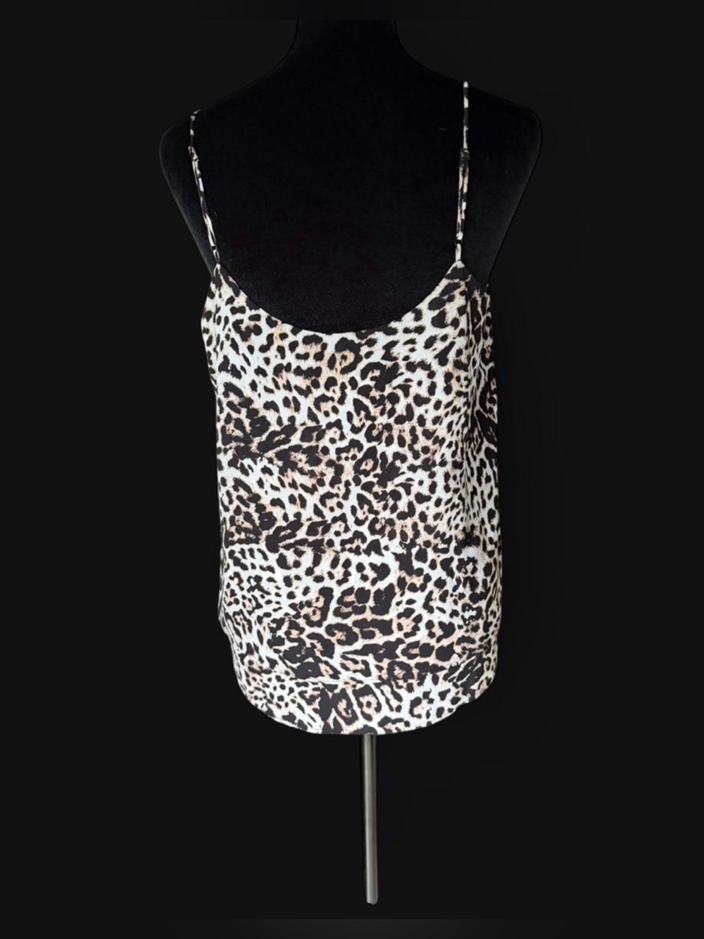 Rachel Zoe Leopard Print Sleeveless Cami Tank Top Women’s Size Small - Picture 4 of 5